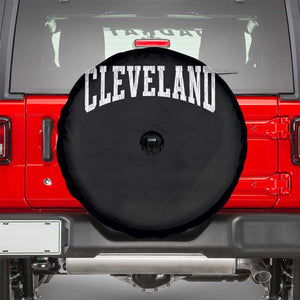 Cleveland Ohio OH City Throwback Design Vintage Spare Tire Cover TS11 Black Print Your Wear