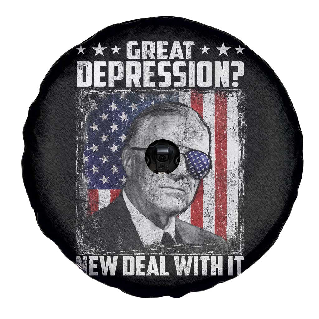 Franklin D Roosevelt Spare Tire Cover Great Depression New Deal With It TS11 Print Your Wear