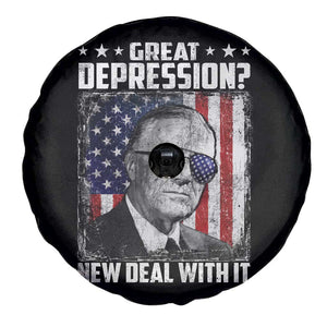 Franklin D Roosevelt Spare Tire Cover Great Depression New Deal With It TS11 Print Your Wear