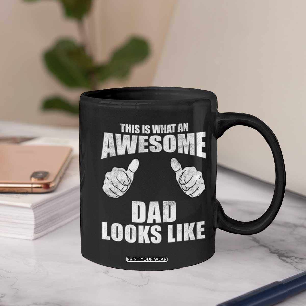 This Is What An Awesome Dad Looks Like Coffee Mug Funny Fathers Day Gifts TS11 Print Your Wear