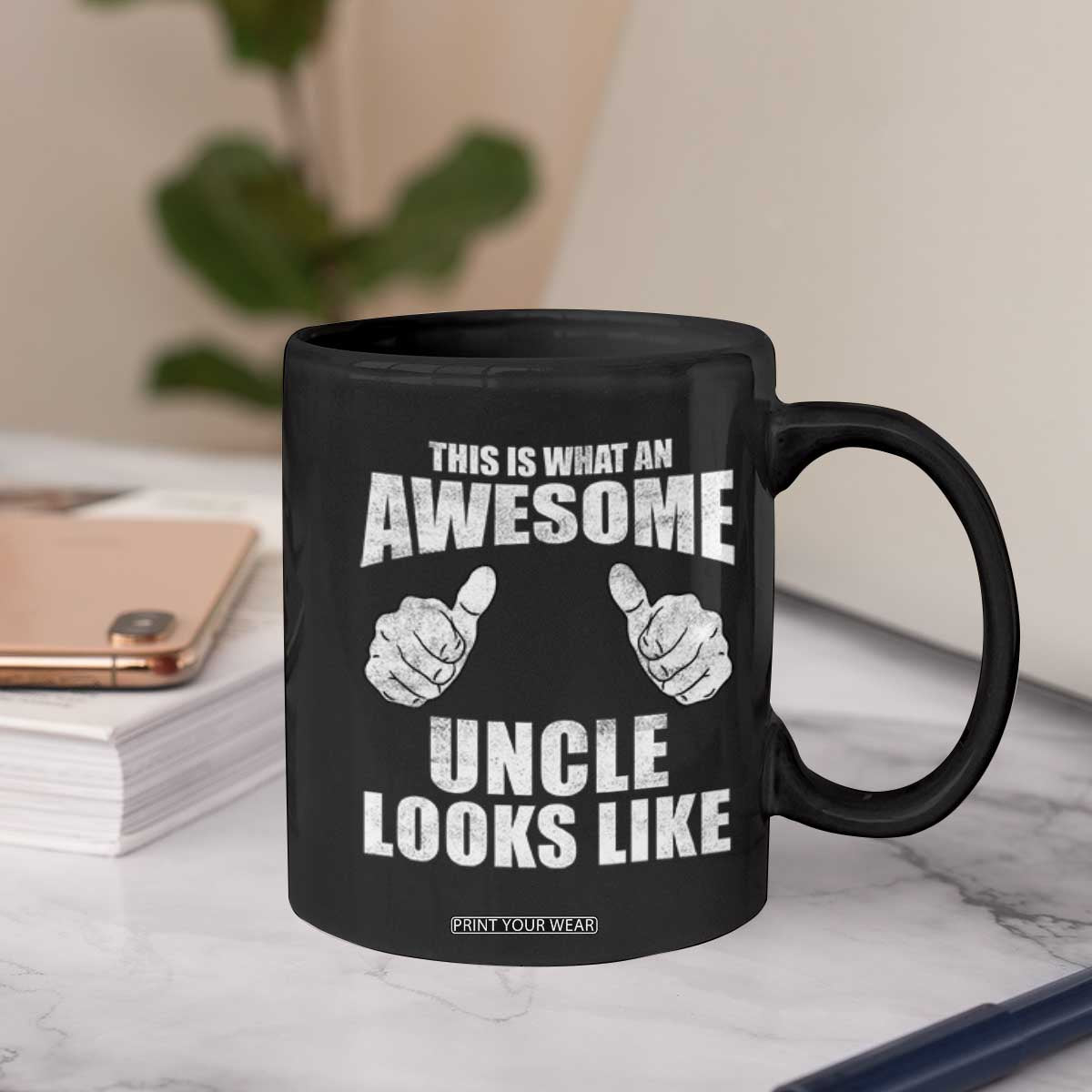 This Is What An Awesome Uncle Looks Like Coffee Mug Funny Fathers Day Gifts TS11 Print Your Wear