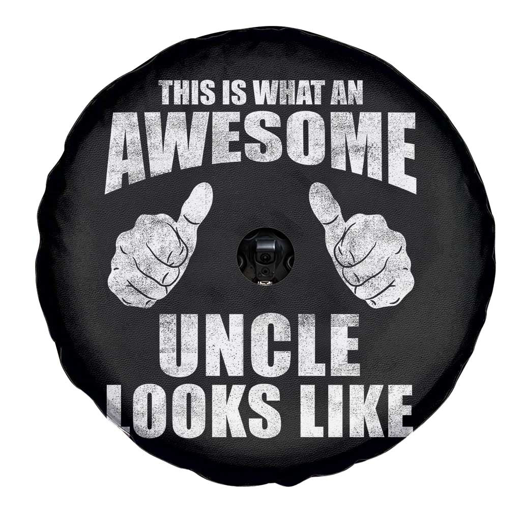This Is What An Awesome Uncle Looks Like Spare Tire Cover Funny Fathers Day Gifts TS11 Print Your Wear