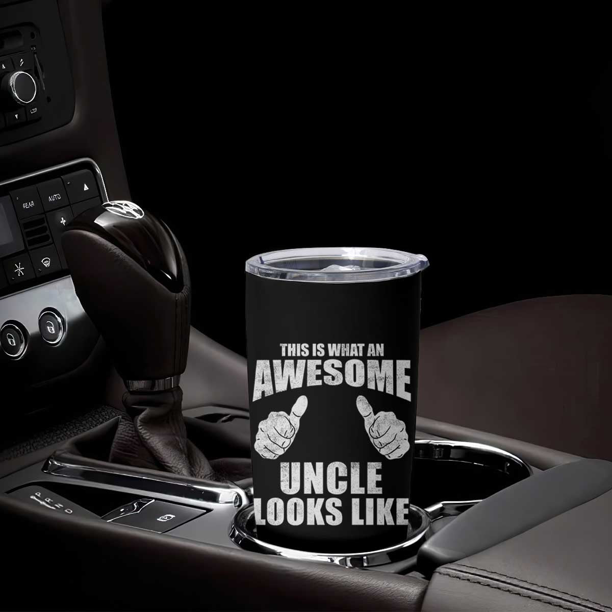 This Is What An Awesome Uncle Looks Like Tumbler Cup Funny Fathers Day Gifts TS11 Print Your Wear