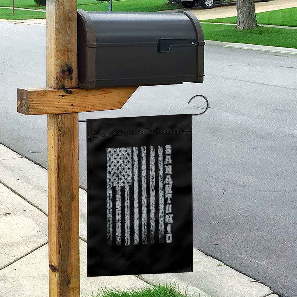 San Antonio Texas State Pride Vintage American Flag Garden Flag TS11 Print Your Wear