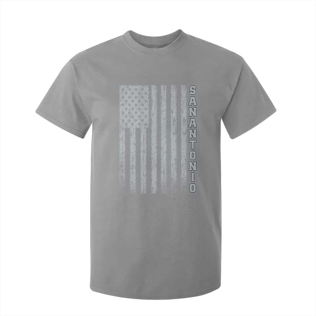San Antonio Texas State Pride Vintage American Flag T Shirt For Kid TS11 Sport Gray Print Your Wear