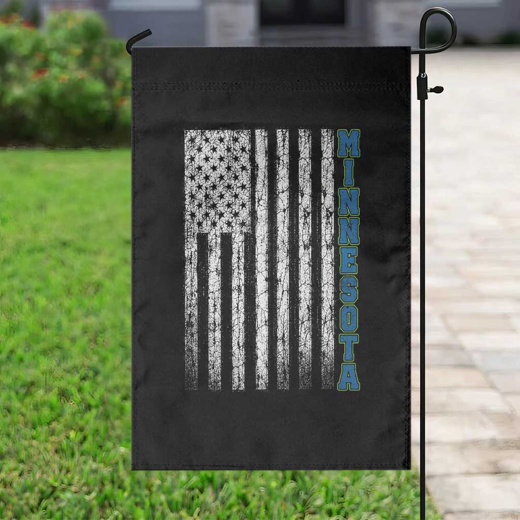 Minnesota MN State Pride Vintage American Flag Garden Flag TS11 Print Your Wear