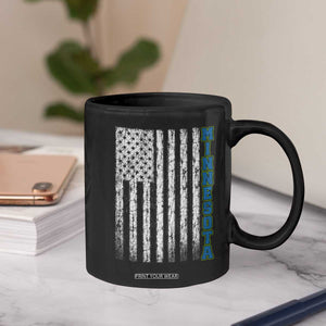 Minnesota MN State Pride Vintage American Flag Coffee Mug TS11 Print Your Wear