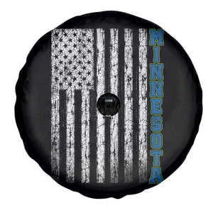 Minnesota MN State Pride Vintage American Flag Spare Tire Cover TS11 Print Your Wear