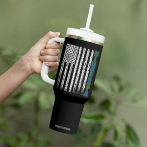Minnesota MN State Pride Vintage American Flag Tumbler With Handle TS11 Print Your Wear