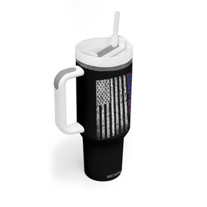 Detroit Michigan State Pride Vintage American Flag Tumbler With Handle TS11 Print Your Wear