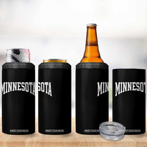 Minnesota MN State Throwback Design Vintage 4 in 1 Can Cooler Tumbler TS11 Print Your Wear