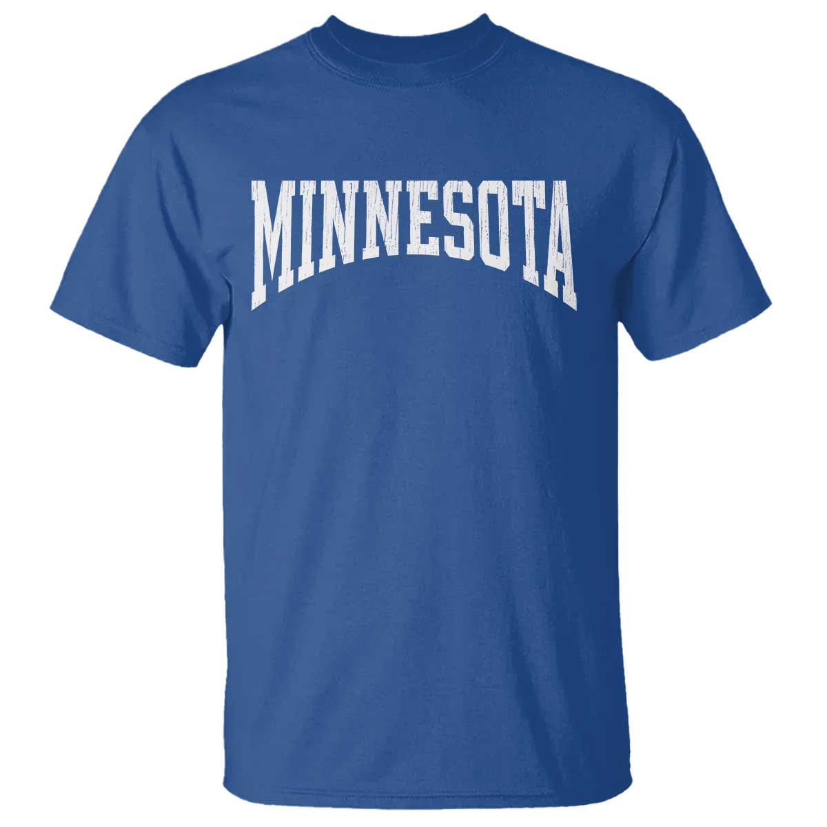 Minnesota MN State Throwback Design Vintage T Shirt TS11 Royal Blue Print Your Wear