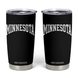 Minnesota MN State Throwback Design Vintage Tumbler Cup TS11 Black Print Your Wear