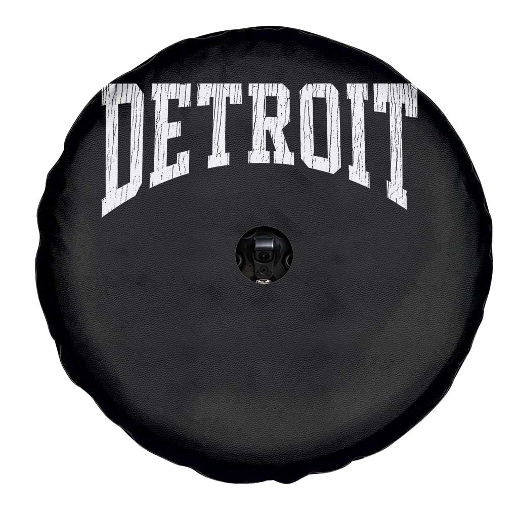 Detroit Michigan City Throwback Design Vintage Spare Tire Cover TS11 Print Your Wear