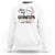 Funny Baseball Grandma Sweatshirt That's My Grandson Out There Grandfather TS11 White Print Your Wear