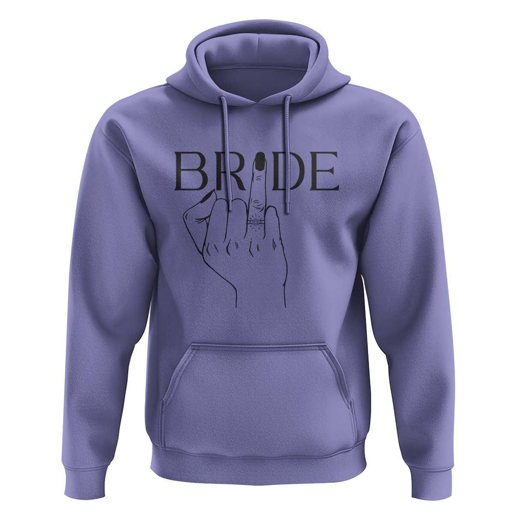 Funny Bride Hoodie Cute Wedding Honeymoon Finger Ring TS11 Violet Print Your Wear