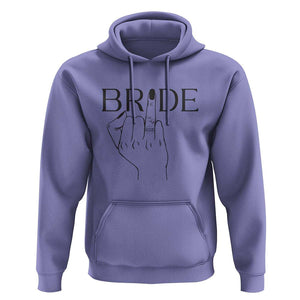Funny Bride Hoodie Cute Wedding Honeymoon Finger Ring TS11 Violet Print Your Wear