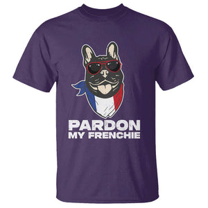 Funny Frenchie Bulldog T Shirt Pardon My French Pet Lover TS11 Purple Print Your Wear