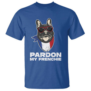 Funny Frenchie Bulldog T Shirt Pardon My French Pet Lover TS11 Royal Blue Print Your Wear