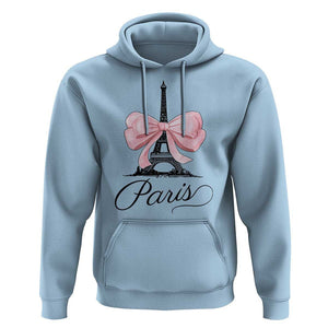 Eiffel Tower French Hoodie Paris Coquette France Pink Bow Aesthetic TS11 Light Blue Print Your Wear