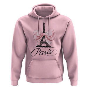 Eiffel Tower French Hoodie Paris Coquette France Pink Bow Aesthetic TS11 Light Pink Print Your Wear