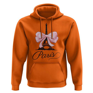 Eiffel Tower French Hoodie Paris Coquette France Pink Bow Aesthetic TS11 Orange Print Your Wear