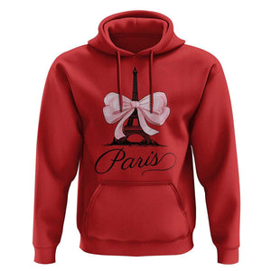 Eiffel Tower French Hoodie Paris Coquette France Pink Bow Aesthetic TS11 Red Print Your Wear