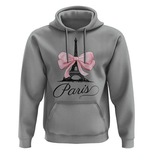 Eiffel Tower French Hoodie Paris Coquette France Pink Bow Aesthetic TS11 Sport Gray Print Your Wear