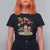 Funny Christmas In July T Shirt For Women Tis The Sea Sun Retro Tropical Pineapple Watermelon TS11 Black Print Your Wear