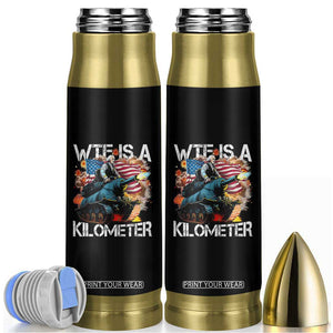 Funny WTF Is A Kilometer Bullet Tumbler Patriotic American Freedom George Washington TS11 Black Print Your Wear