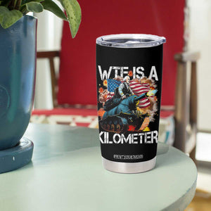Funny WTF Is A Kilometer Tumbler Cup Patriotic American Freedom George Washington TS11 Print Your Wear