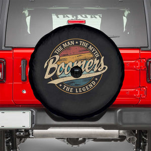 Boomers The Man The Myth The Legend Spare Tire Cover Retro Baby Boomers Generation TS11 Black Print Your Wear
