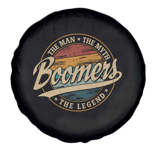 Boomers The Man The Myth The Legend Spare Tire Cover Retro Baby Boomers Generation TS11 Print Your Wear