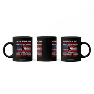 Funny 4th Of July Baseball Coffee Mug The Whole Sky Would Brighten Up With Fireworks American Flag TS11 Print Your Wear