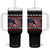 Funny 4th Of July Baseball Tumbler With Handle The Whole Sky Would Brighten Up With Fireworks American Flag TS11 One Size: 40 oz Black Print Your Wear