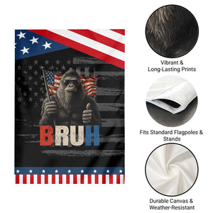 Funny 4th Of July Bigfoot Bruh Garden Flag Patriotic Sasquatch American US Flag TS11 Print Your Wear