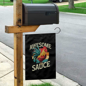 Funny Awesome Sauce Rooster Garden Flag Vintage Retro Chicken TS11 Print Your Wear