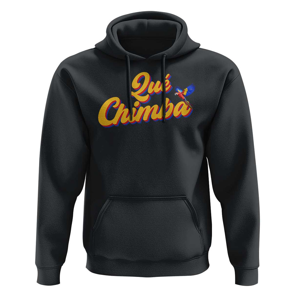 Colombia Hoodie Qu Chimba Parrot Colombian Slang TS11 Black Print Your Wear