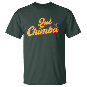 Colombia T Shirt Qu Chimba Parrot Colombian Slang TS11 Dark Forest Green Print Your Wear