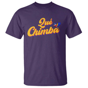 Colombia T Shirt Qu Chimba Parrot Colombian Slang TS11 Purple Print Your Wear