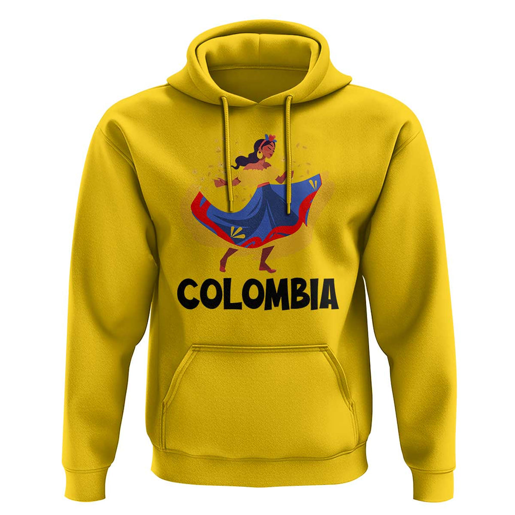 Colombianas Hoodie Colombia Cumbia Butterfly Flag Roots TS11 Daisy Print Your Wear