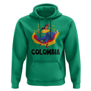 Colombianas Hoodie Colombia Cumbia Butterfly Flag Roots TS11 Irish Green Print Your Wear