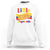 Funny Colombia Food Sweatshirt Little Empanada Colombian Flag TS11 White Print Your Wear