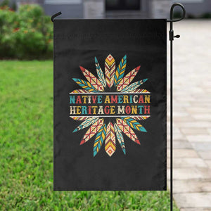 Native American Heritage Month Garden Flag Indigenous Pride Feathers TS11 Print Your Wear