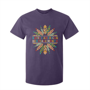 Native American Heritage Month T Shirt For Kid Indigenous Pride Feathers TS11 Purple Print Your Wear