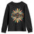 Native American Heritage Month Youth Sweatshirt Indigenous Pride Feathers TS11 Black Print Your Wear
