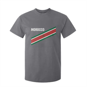Morocco Moroccan Flag T Shirt For Kid Green Star Maroc Stripes TS11 Charcoal Print Your Wear
