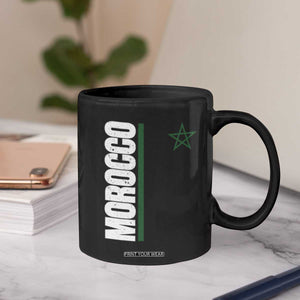 Morocco Green Star Flag Patriotic Moroccan Pride Coffee Mug TS11 Print Your Wear