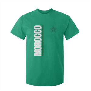 Morocco Green Star Flag Patriotic Moroccan Pride T Shirt For Kid TS11 Irish Green Print Your Wear