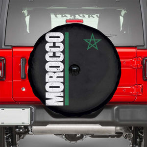 Morocco Green Star Flag Patriotic Moroccan Pride Spare Tire Cover TS11 Black Print Your Wear